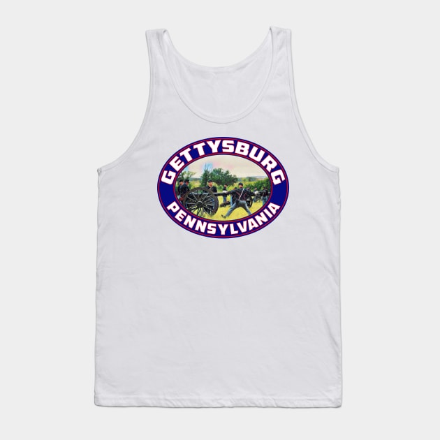 Gettysburg Pennsylvania National Military Park Union Tank Top by TravelTime